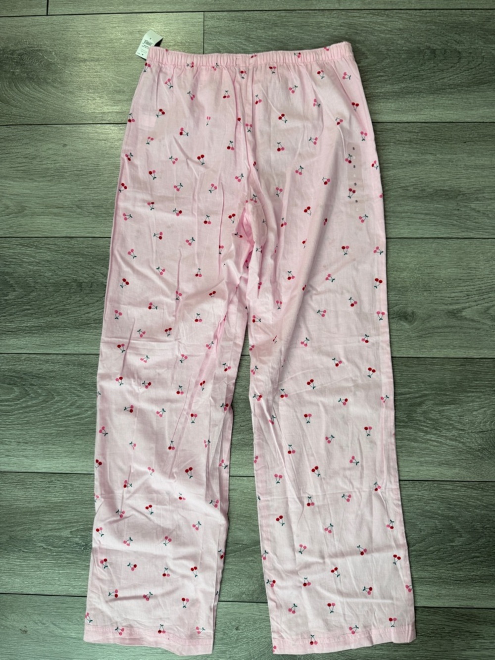 Gap Factory Poplin Cherry Print Pajama Pants Women’s Size Small - Picture 5 of 6
